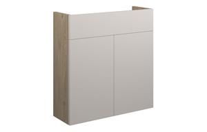 Eden 600mm Slim Basin Unit - Matt Dove Grey (Oak Cab)